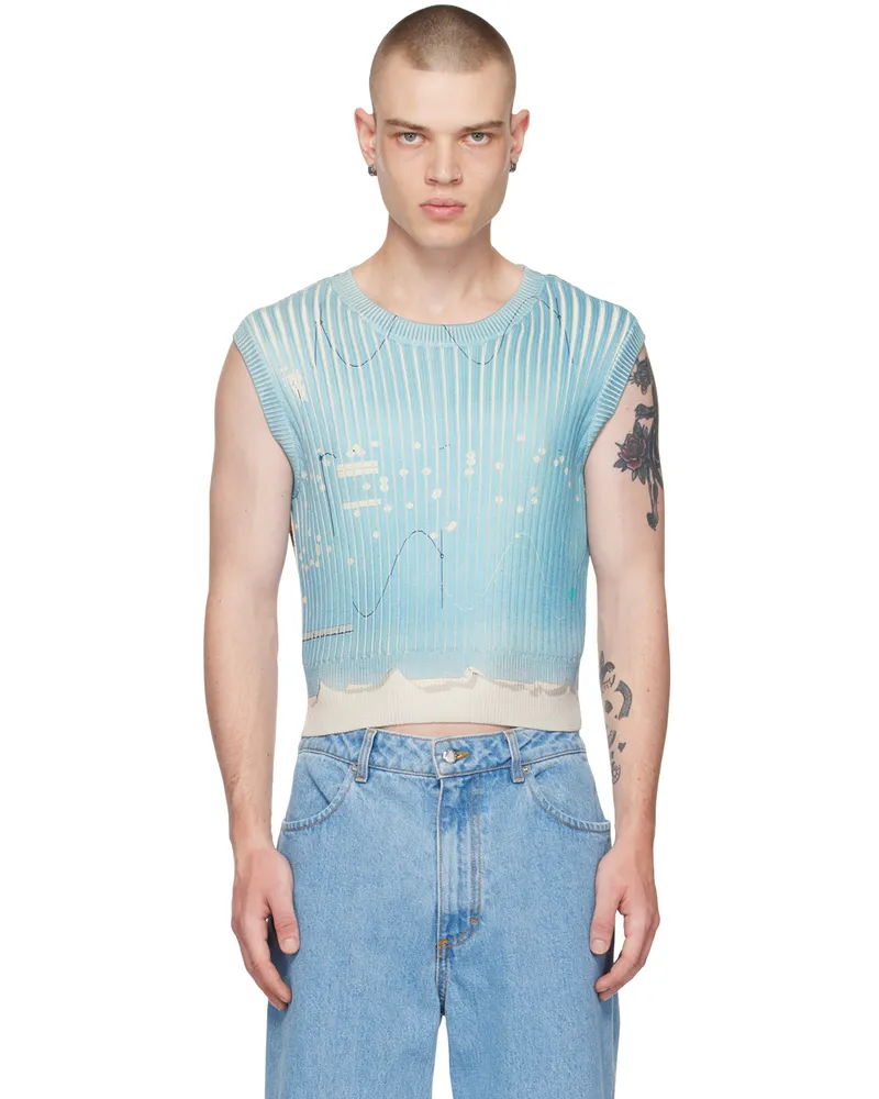 Eckhaus Latta Multicolor Ribboned Vest Underwood