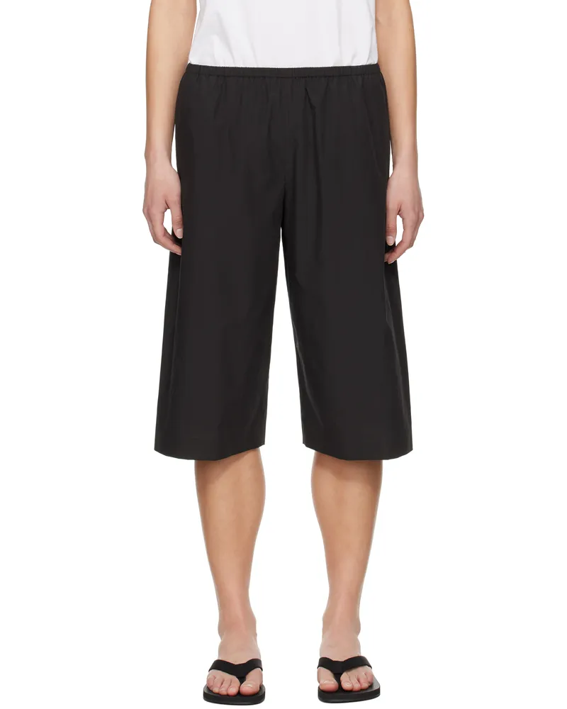 The Row Black Eliot Shorts Blk