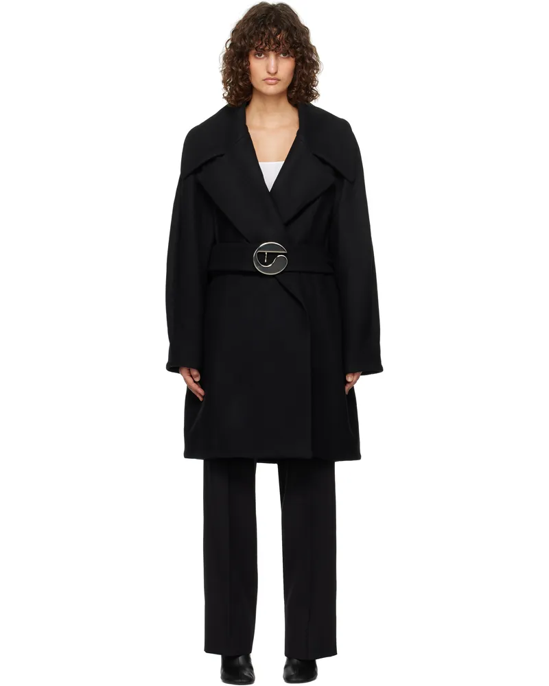COPERNI Black Oversized Belted Coat Black