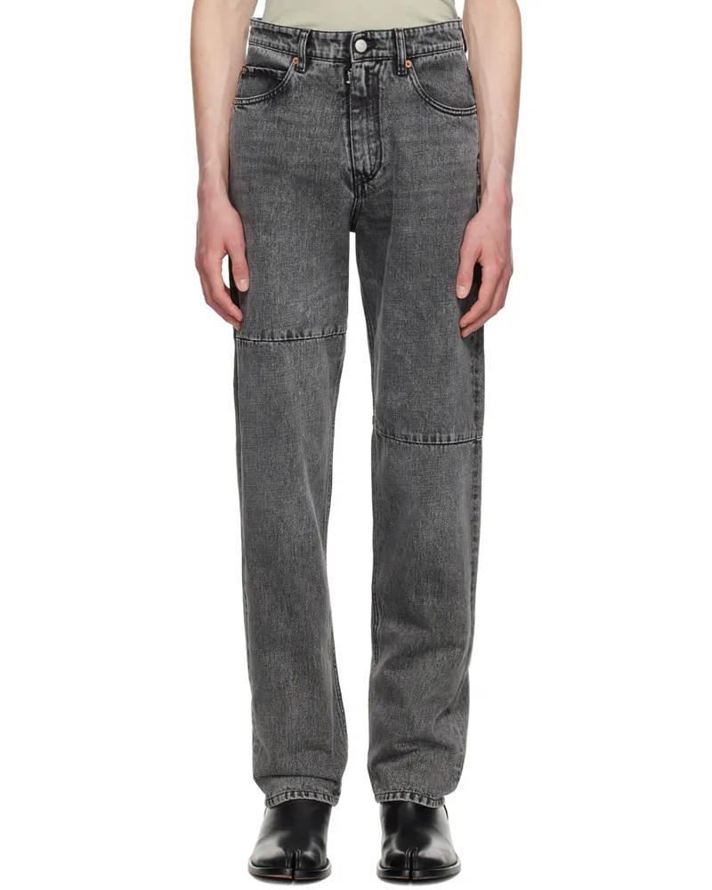 Maison Margiela Gray Paneled Jeans 900
