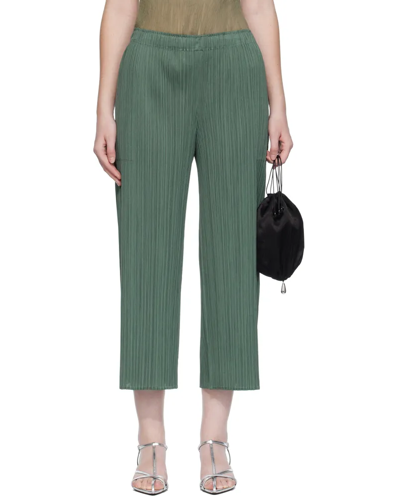 Issey Miyake Green Monthly Colors June Trousers 63