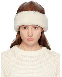 STAND Brown & Off-White Ruth Hat Brown