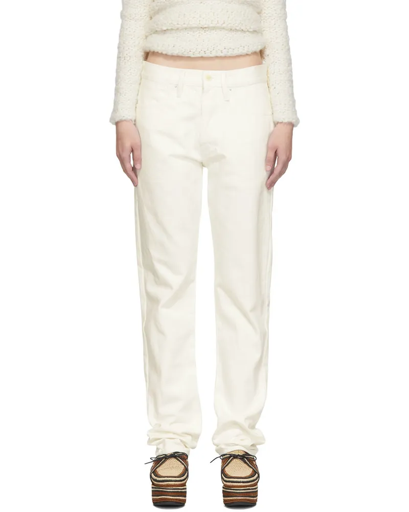 Gabriela Hearst White Anthony Jeans Wht