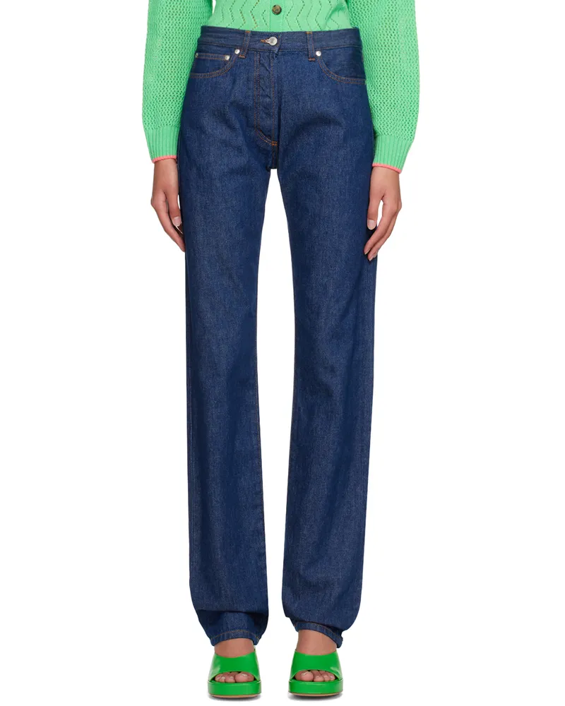 MSGM Blue Tailored Jeans 88