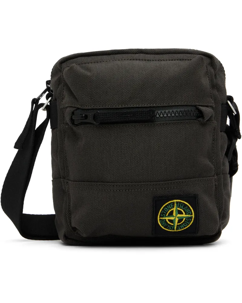 Stone Island Gray 9200011 Resin Treated CORDURA 1500 Pouch V0062