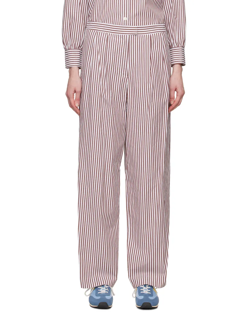 Rag & Bone Brown Lacey Trousers Thnbrwnstp