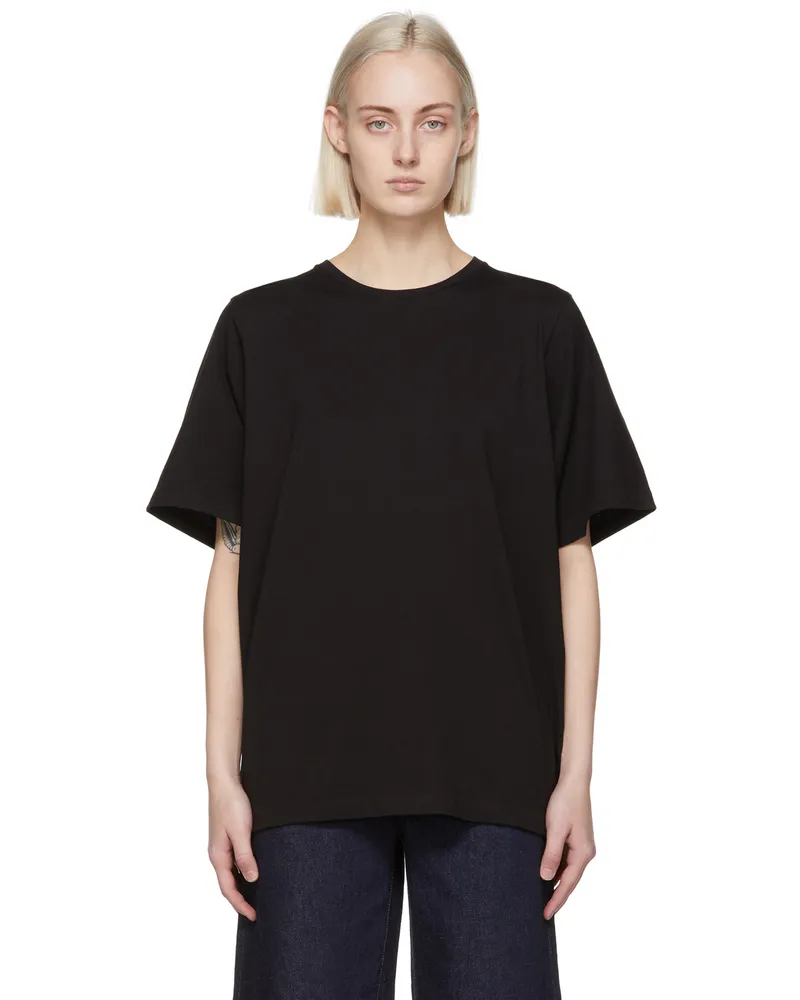 Totême Black Oversized T-Shirt 200