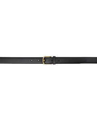 Totême Black Slim Trouser Leather Belt Black