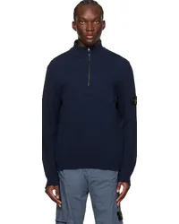 Stone Island Navy Patch Sweater Vnavy