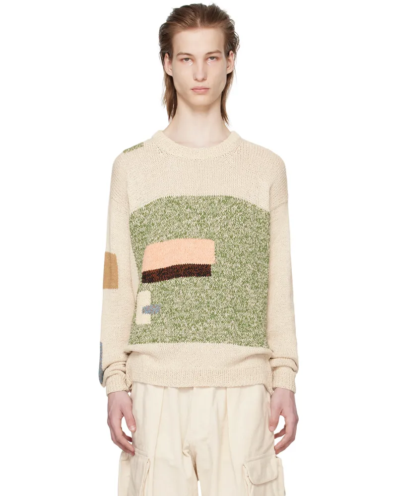 STORY mfg. Off-White Spinning Sweater Ecru