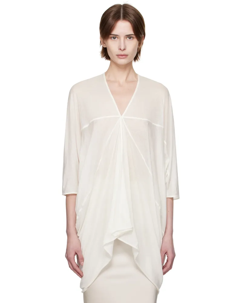 Rick Owens Off-White Hollywood Kite Blouse 11