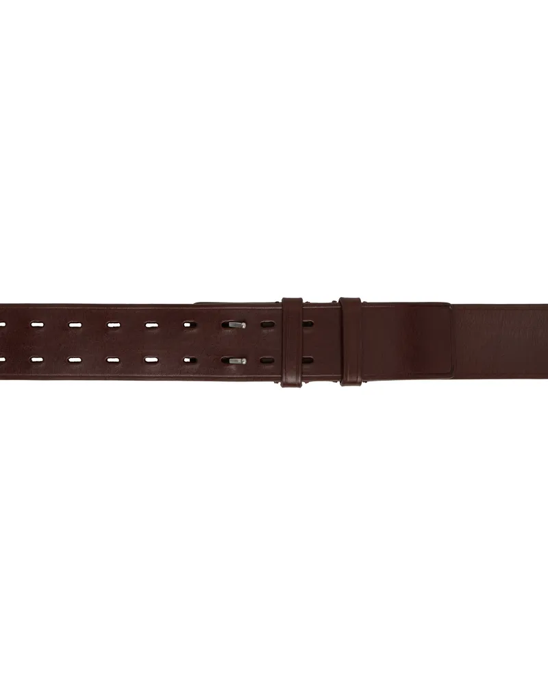Dries van Noten Brown Leather Belt 359