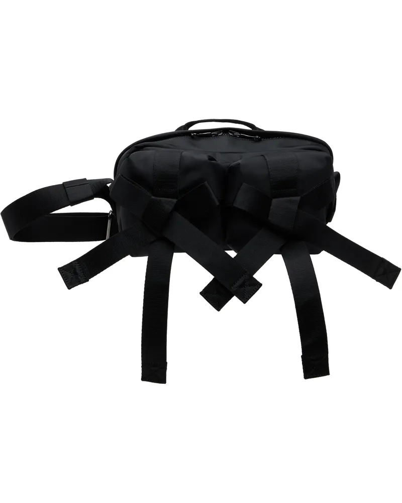 Simone Rocha Black Classic Bow Crossbody Bag Black