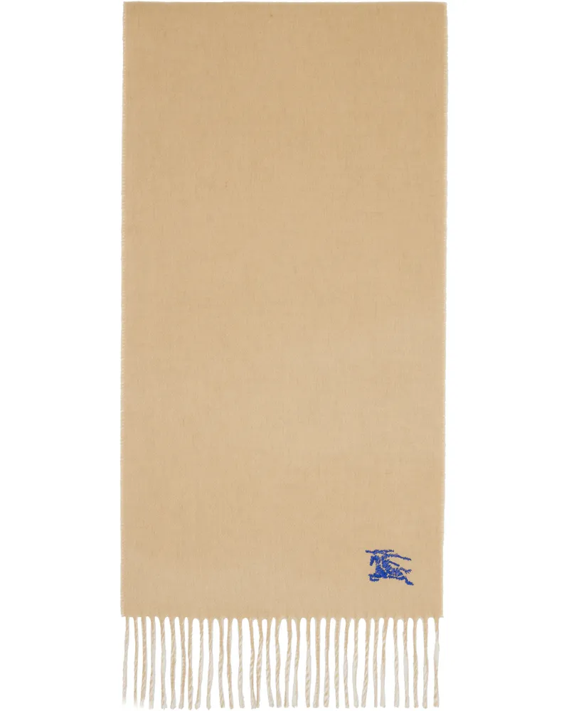Burberry Beige & Off-White Cashmere Scarf Sand