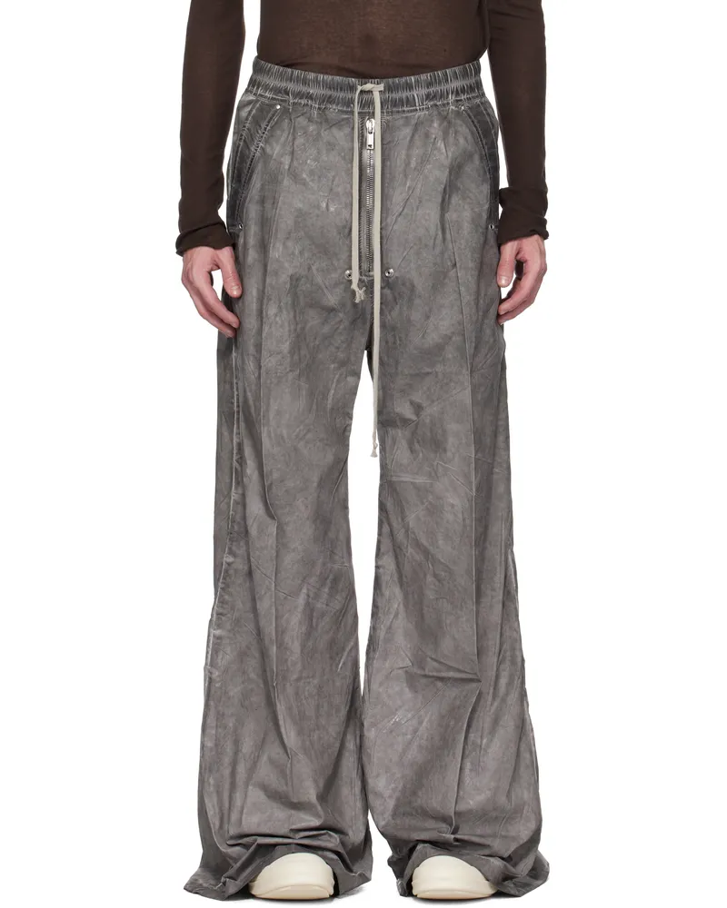 DRKSHDW by Rick Owens Gray Hollywood Geth Belas Trousers 78