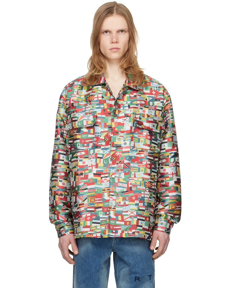 RTA Multicolor Chest Pockets Jacket National