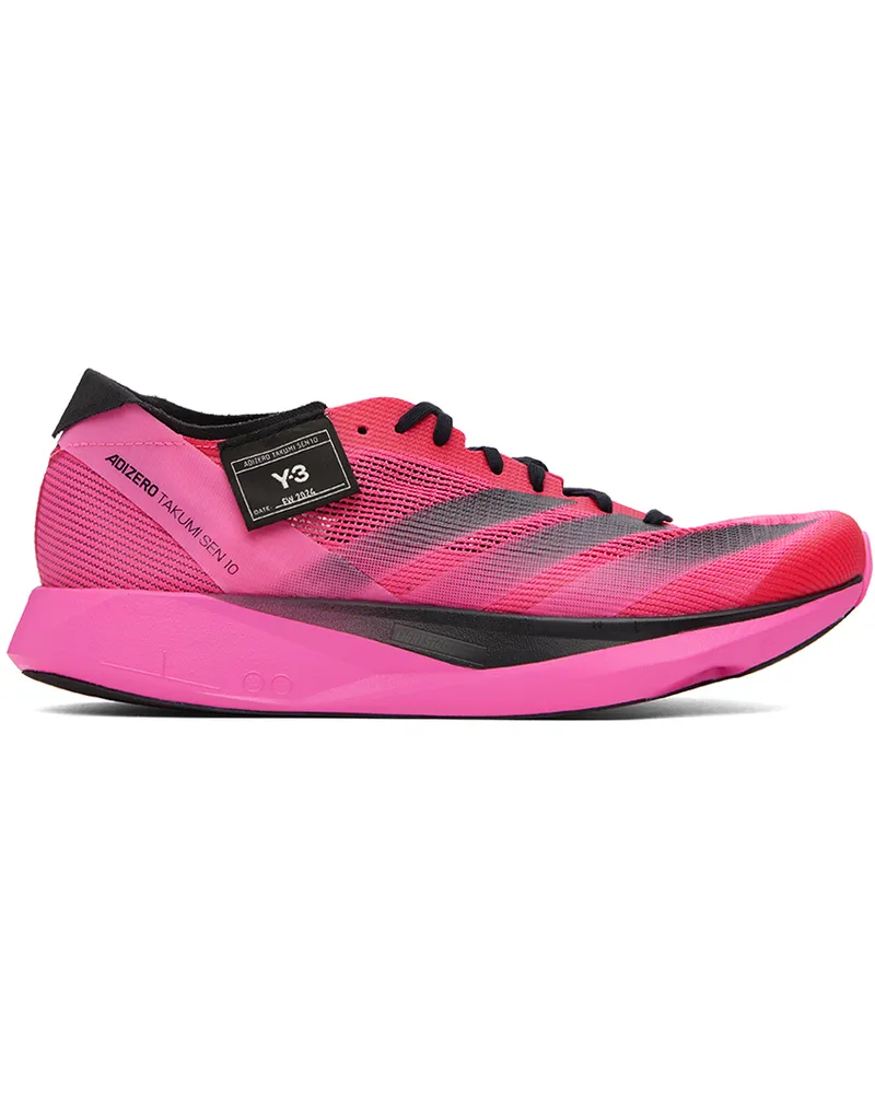 Y-3 Pink Takumi Sen 10 Sneakers Pink
