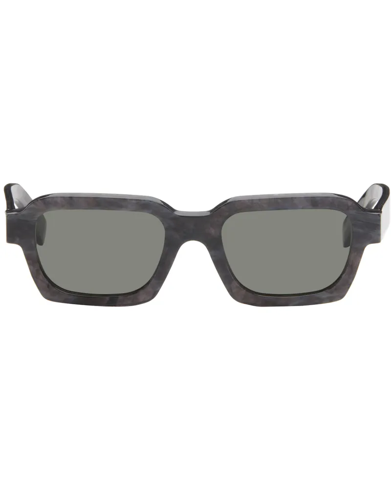RETROSUPERFUTURE Black & Gray Caro Sunglasses Marble