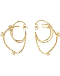 PANCONESI Gold Constellation Hoop Earrings Gold