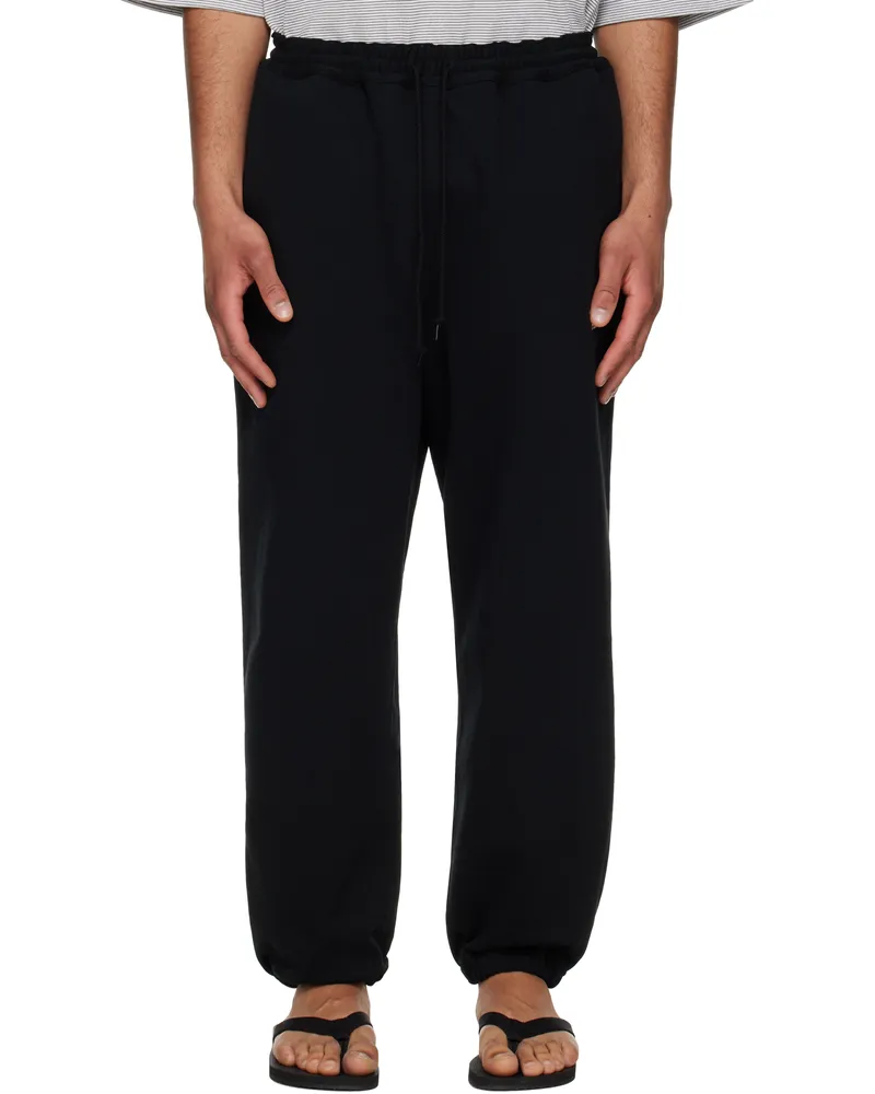 Comme des Garçons Black Terry Cloth Sweatpants Black