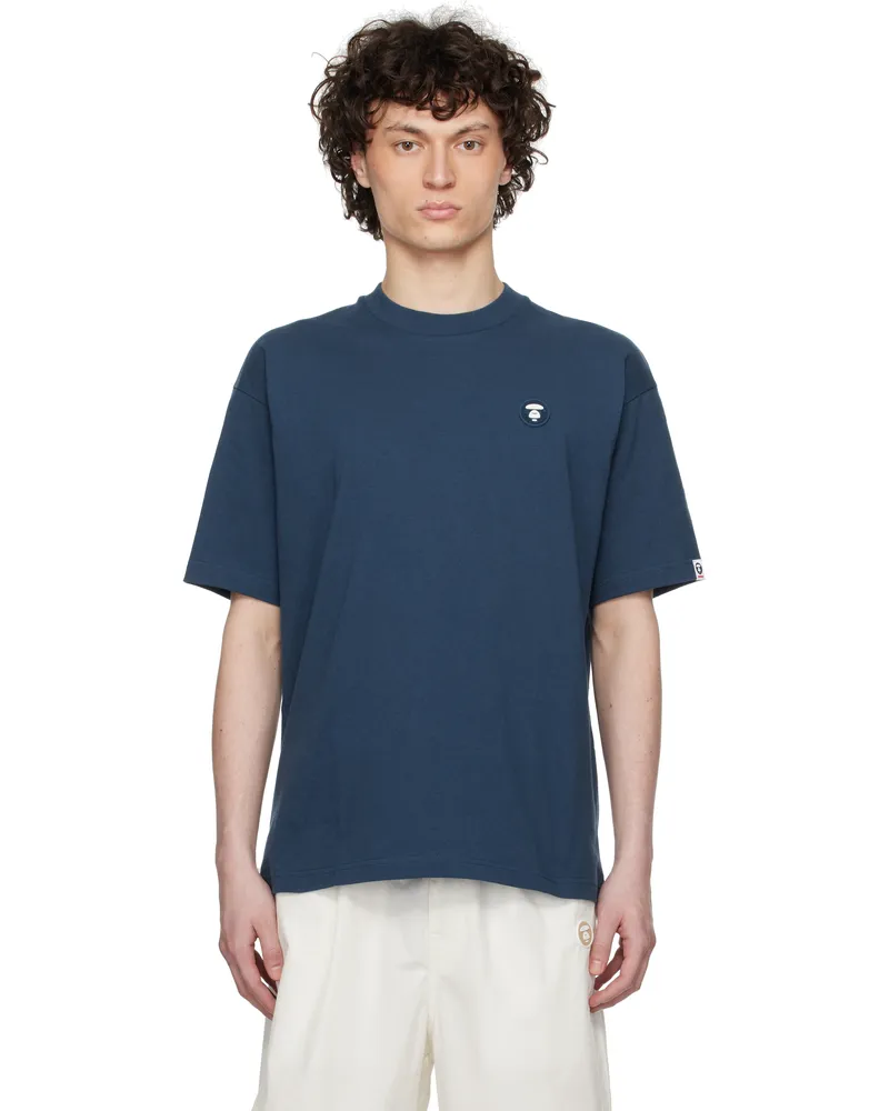 AAPE by A Bathing Ape Navy 'AAPE Now' T-shirt Nyx