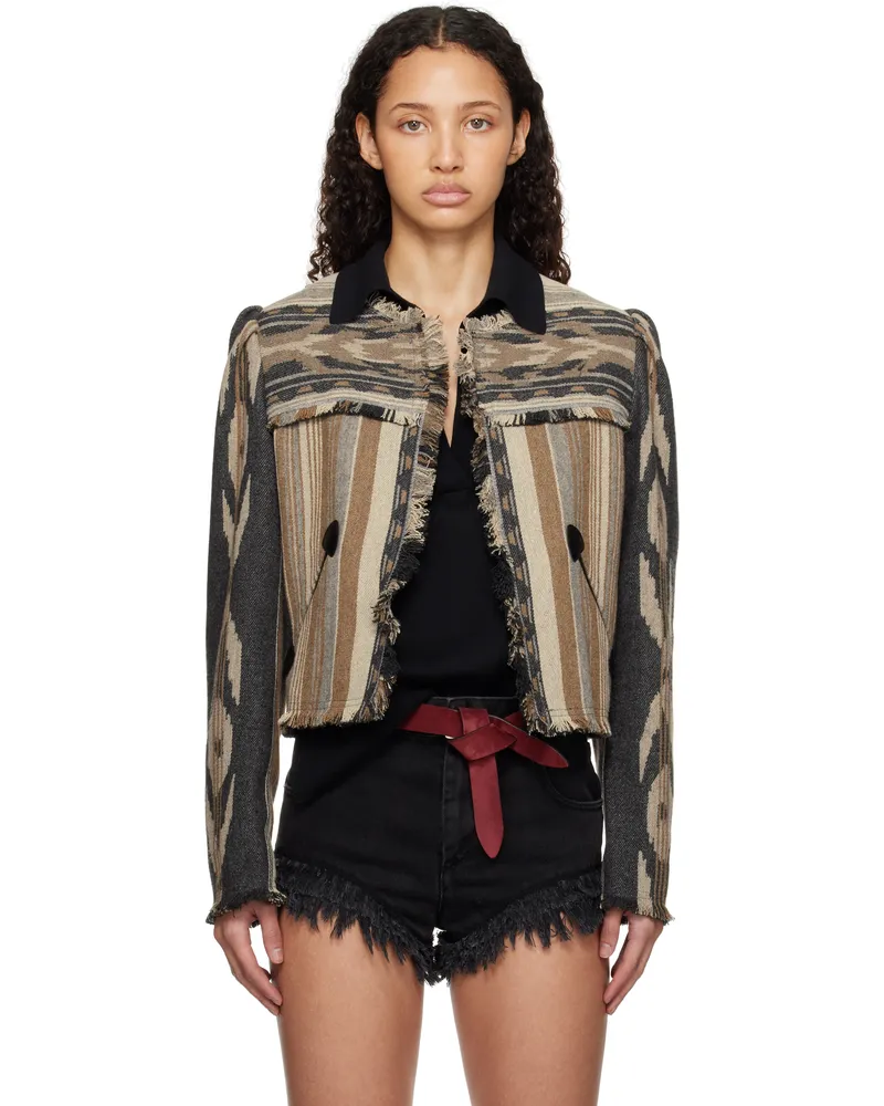 Étoile Isabel Marant Multicolor Delphina Jacket Faded