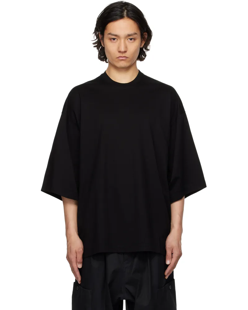 Julius Black Cotton SZ Jersey T-shirt Black