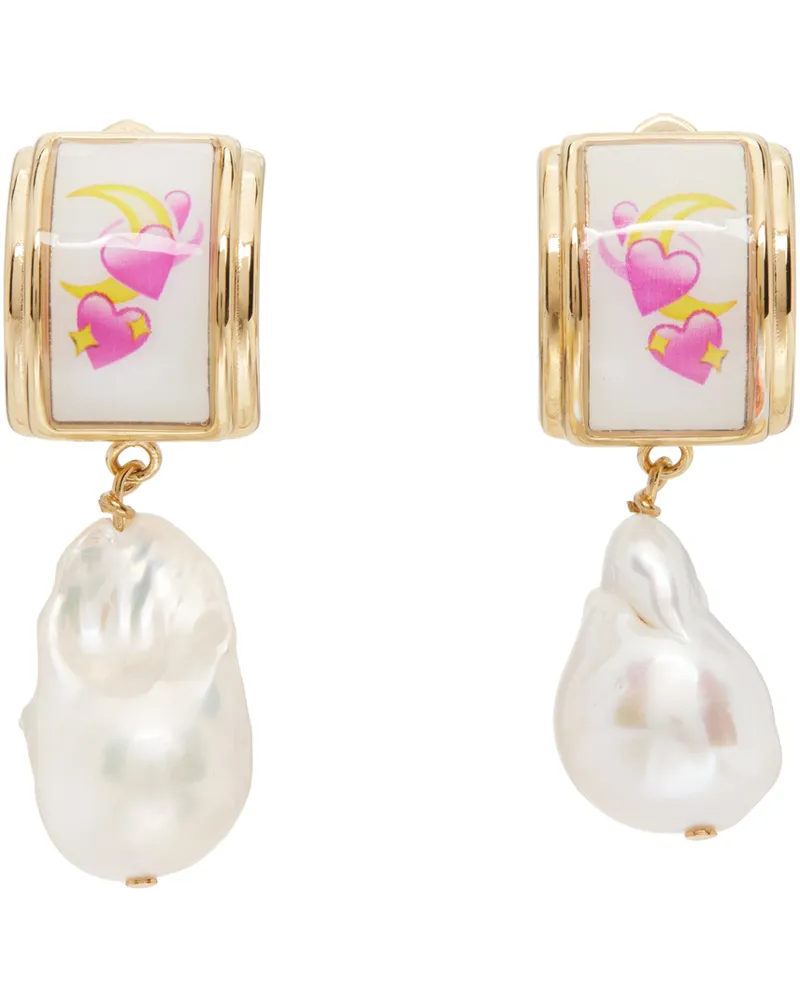 SafSafu Gold Moonlight Earrings Gold