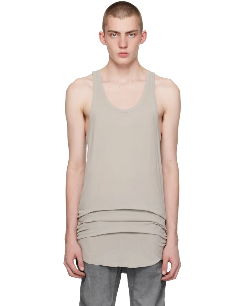 Boris Bidjan Saberi Gray T1B Tank Top Light