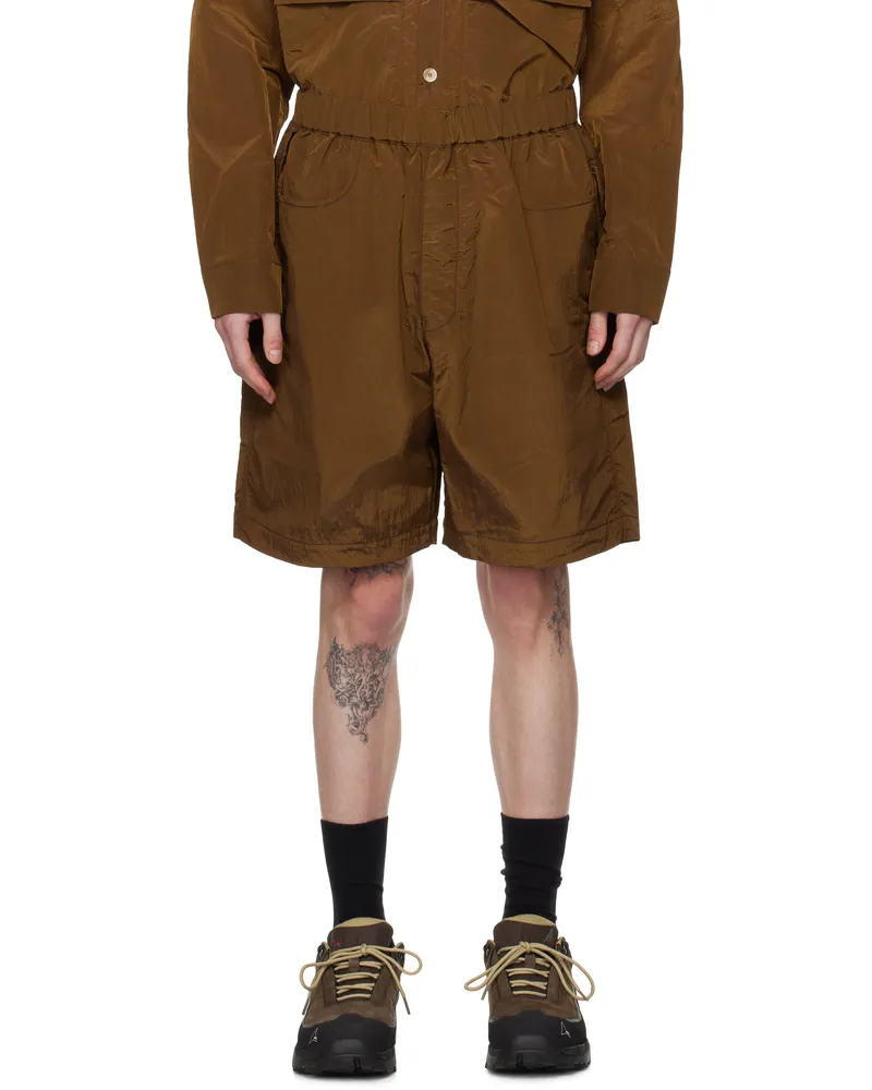 RANRA Brown Stroller Shorts C711