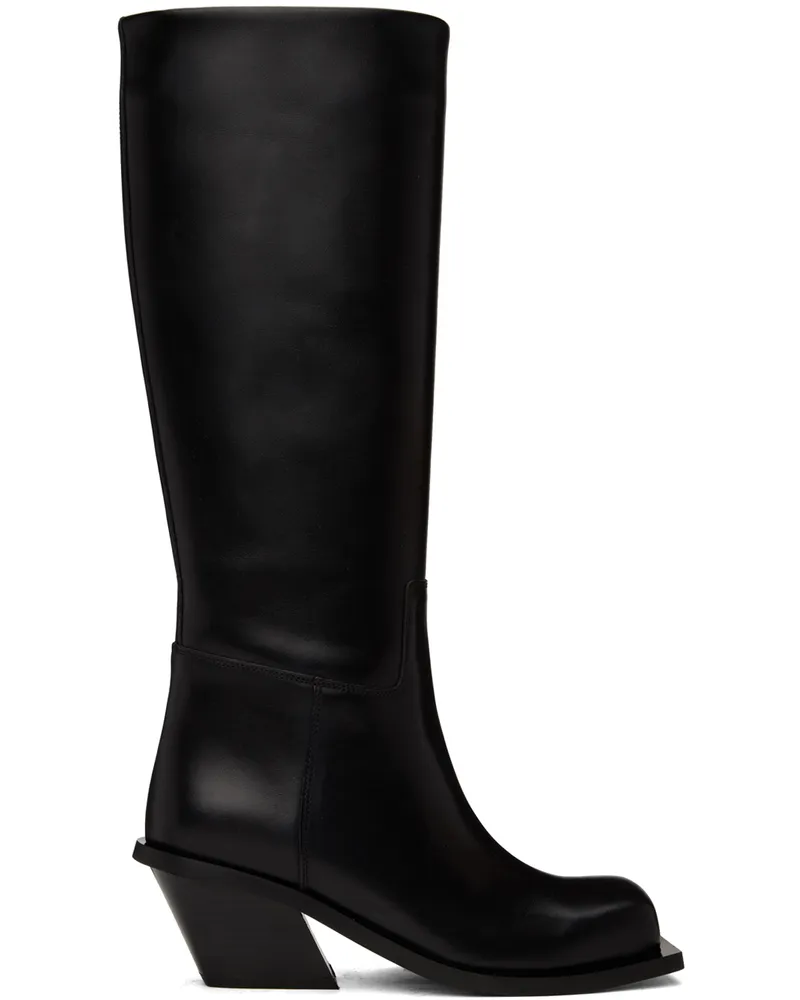Gia Borghini Black Blondine Boots 5000