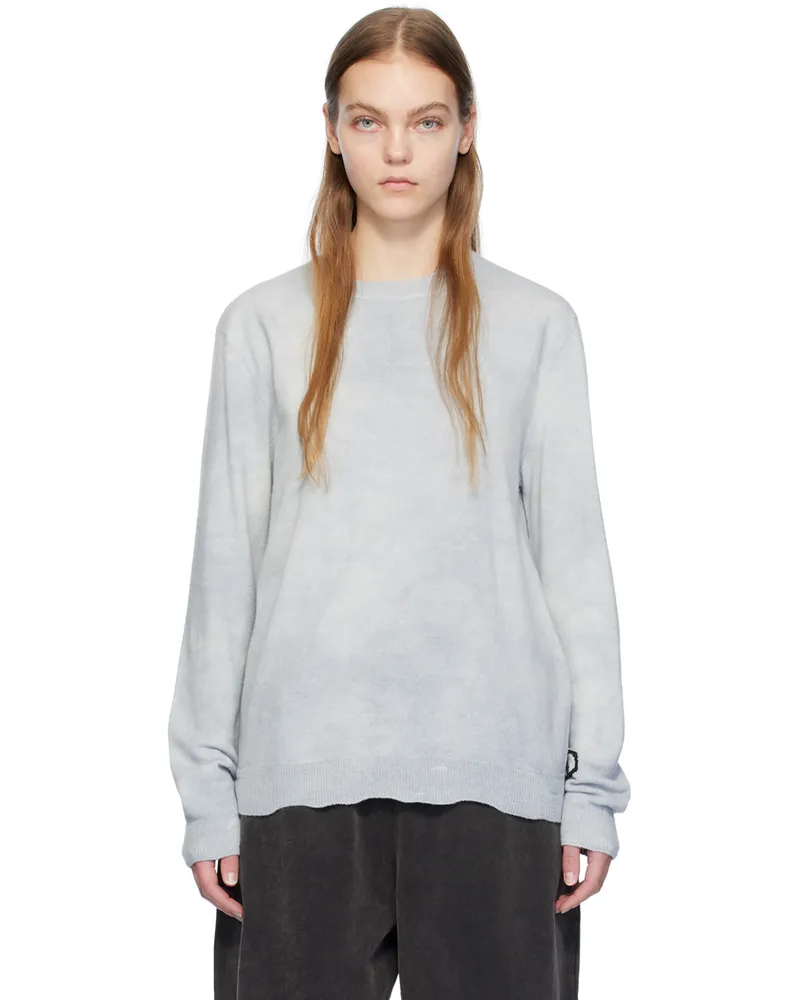 Acne Studios Blue Garment-Dyed Sweater Aat
