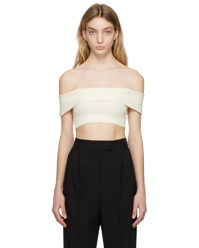 Anna Quan Off-White Tessa Tank Top Silence
