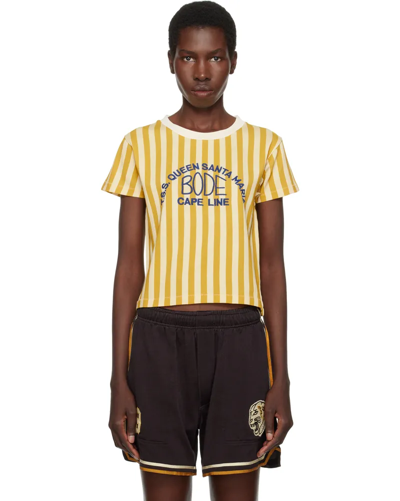 BODE Yellow Medalist T-shirt Yellow