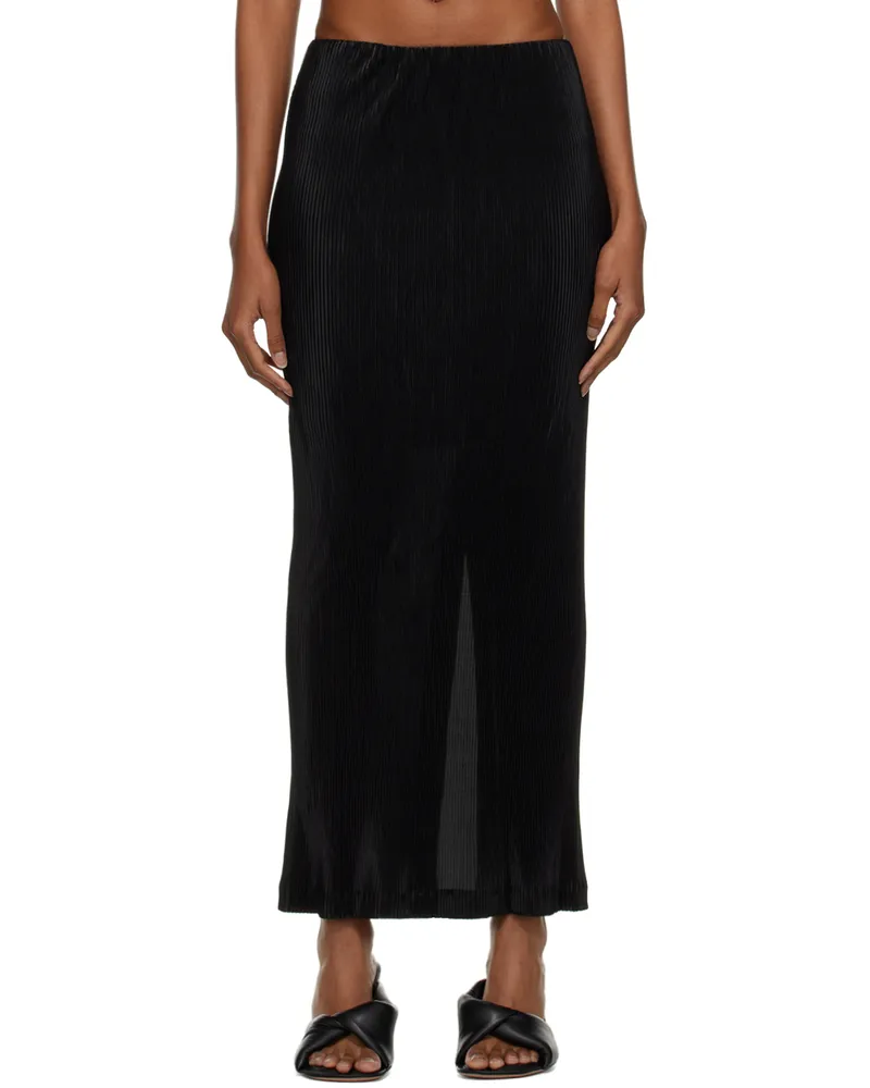 THIRD FORM Black Rolling Hills Maxi Skirt Black