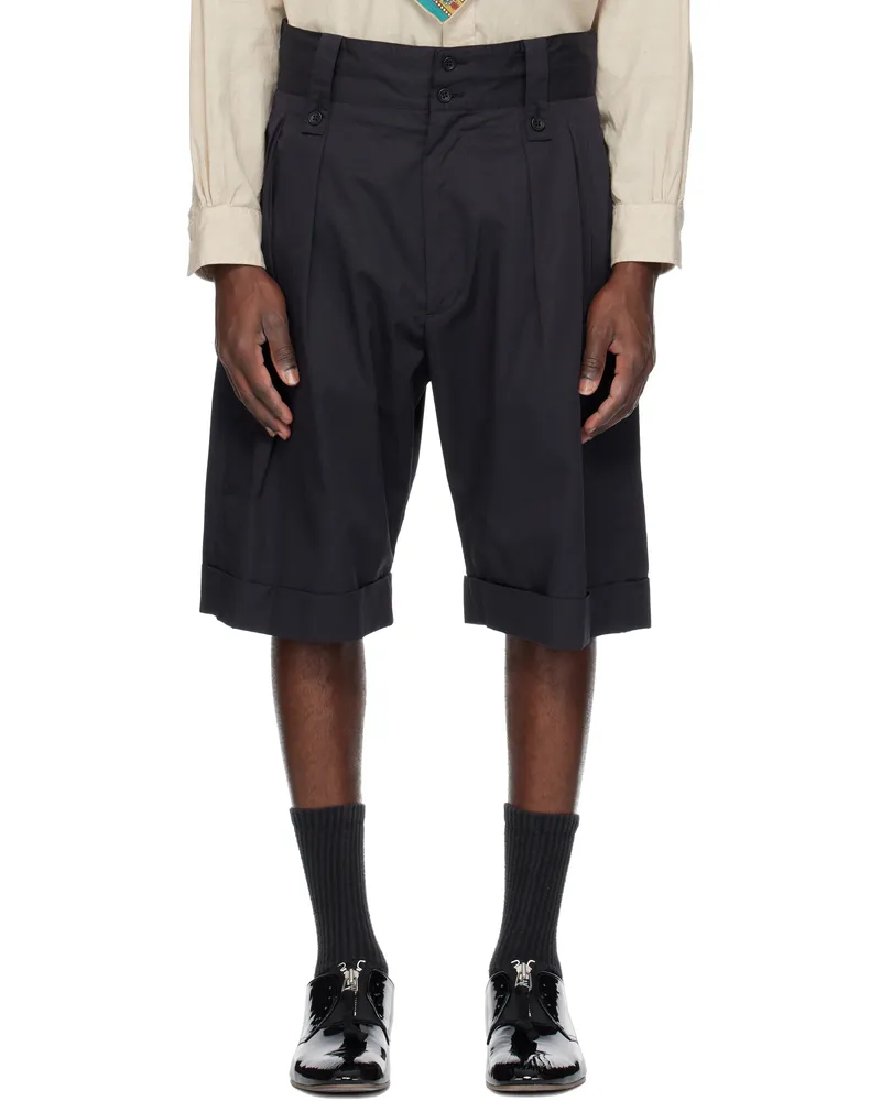 Engineered Garments Navy Gurkha Shorts Pb002