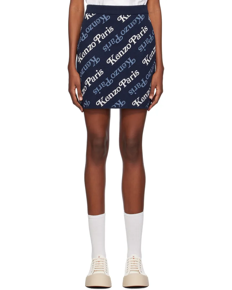 Kenzo Navy VERDY Edition Kenzo Paris Miniskirt Midnight