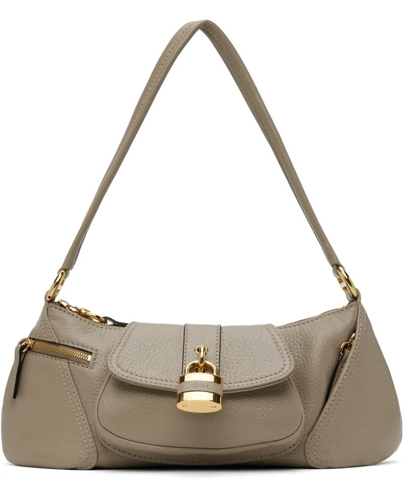 Chloé Taupe 'The 99' Shoulder Bag 23w