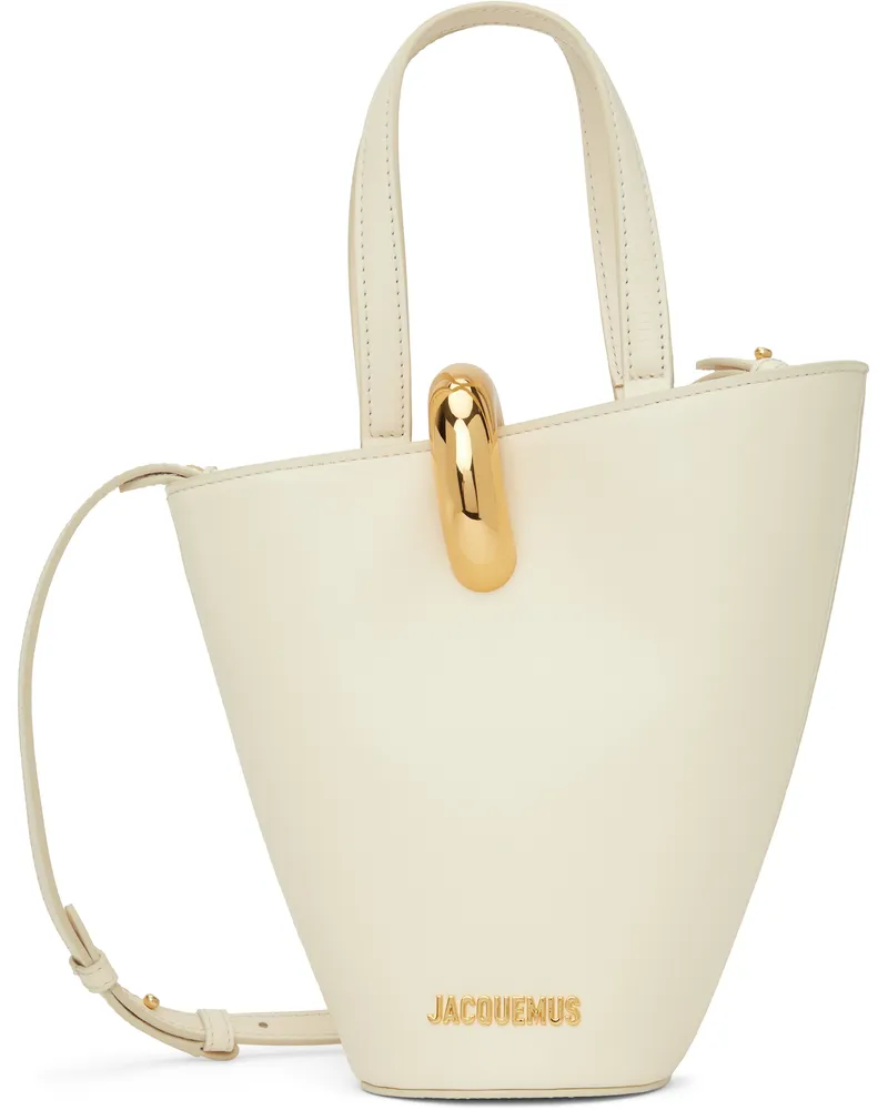 Jacquemus Off-White 'The small Bambola' Tote 115