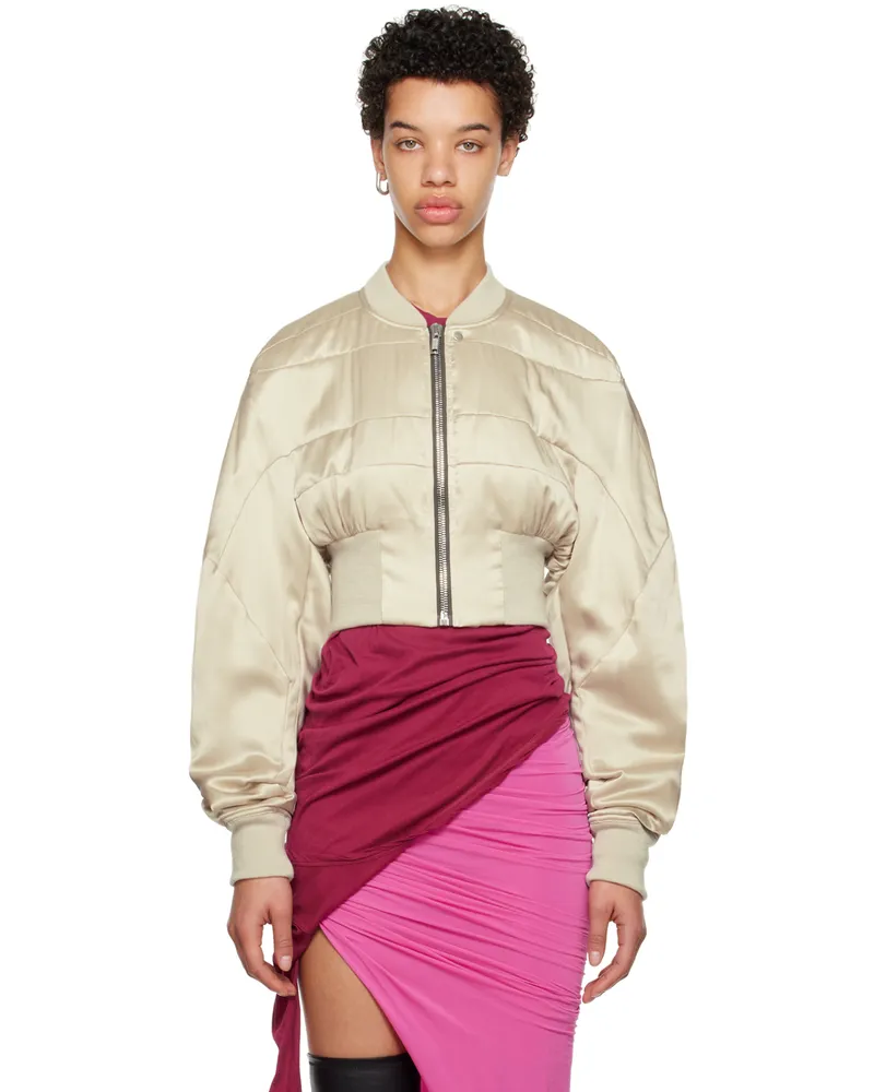Rick Owens Off-White Girded Bomber Jacket 08