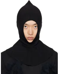 Simone Rocha Black Pointed Balaclava Black