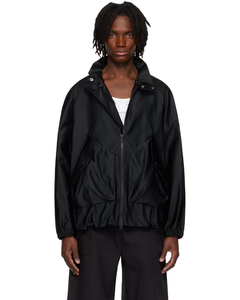 Simone Rocha Black Harrington Jacket Black