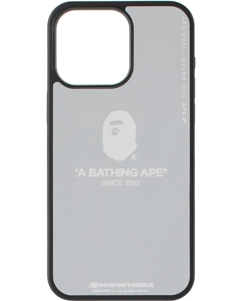 BAPE Black Mirror iPhone 15 Pro Plus Case Multi