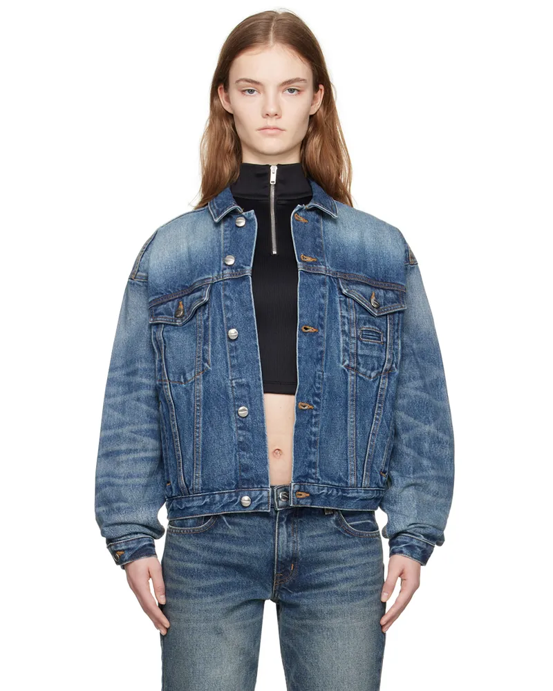 RHUDE SSENSE Exclusive Blue Denim Jacket 1306