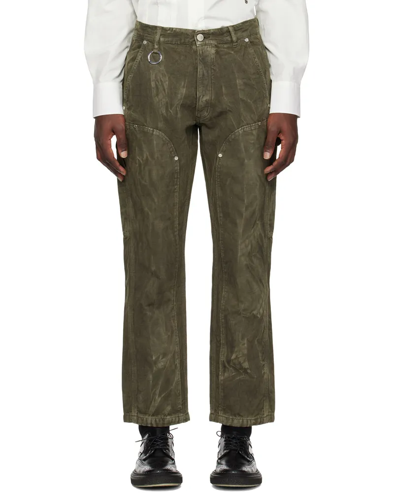 Études Studio Khaki Youth Trousers Brown