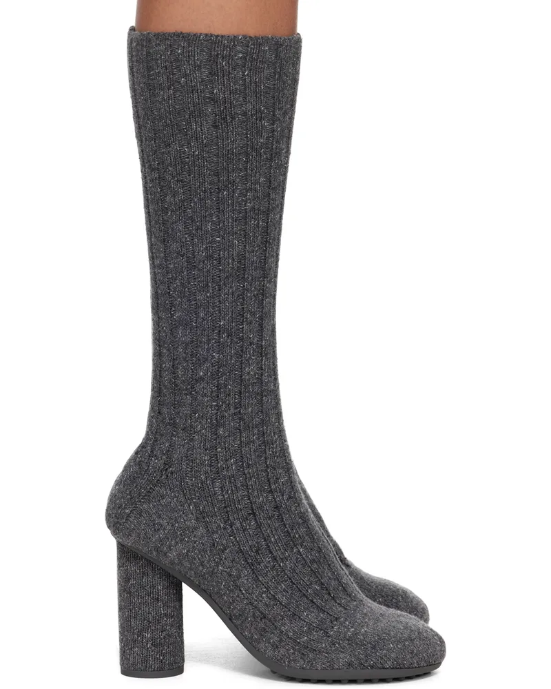 Bottega Veneta Gray Atomic Boots 1370
