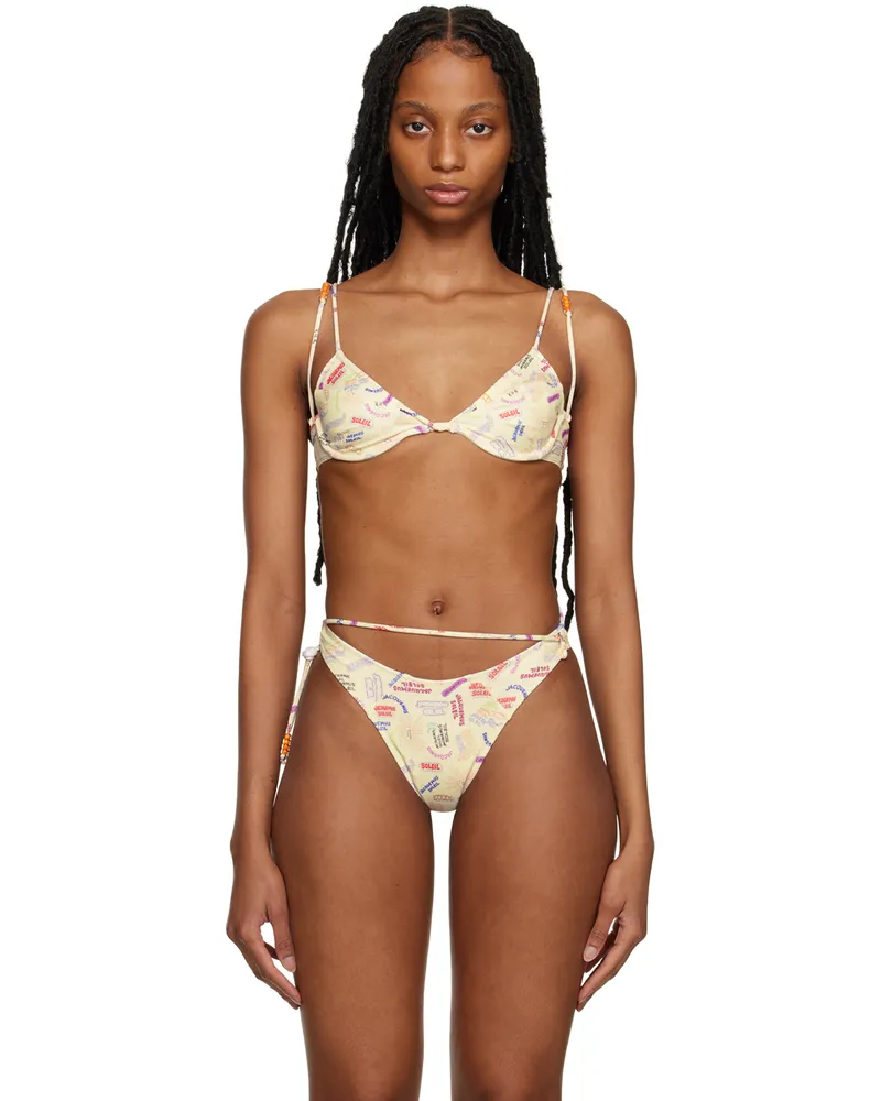 Jacquemus Off-White 'Le Haut de Maillot Barco' Bikini Top 1dm