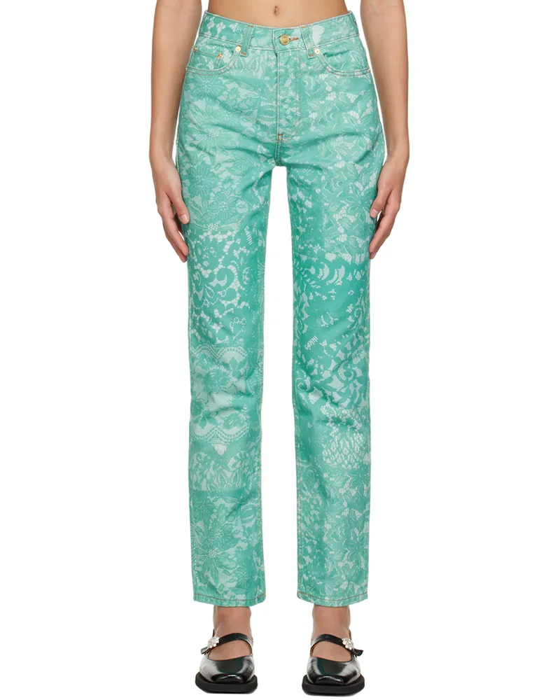 Ganni Blue Swigy Jeans 773