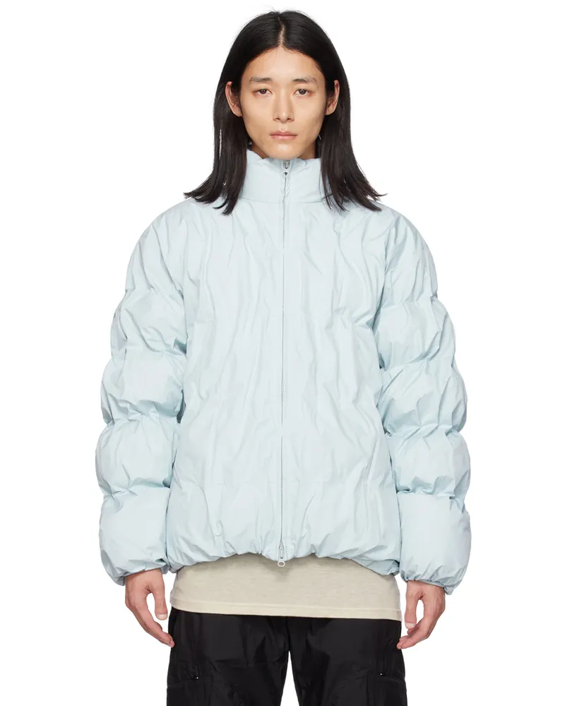 Post Archive Faction SSENSE Exclusive Blue 4.0+ Right Down Jacket 17
