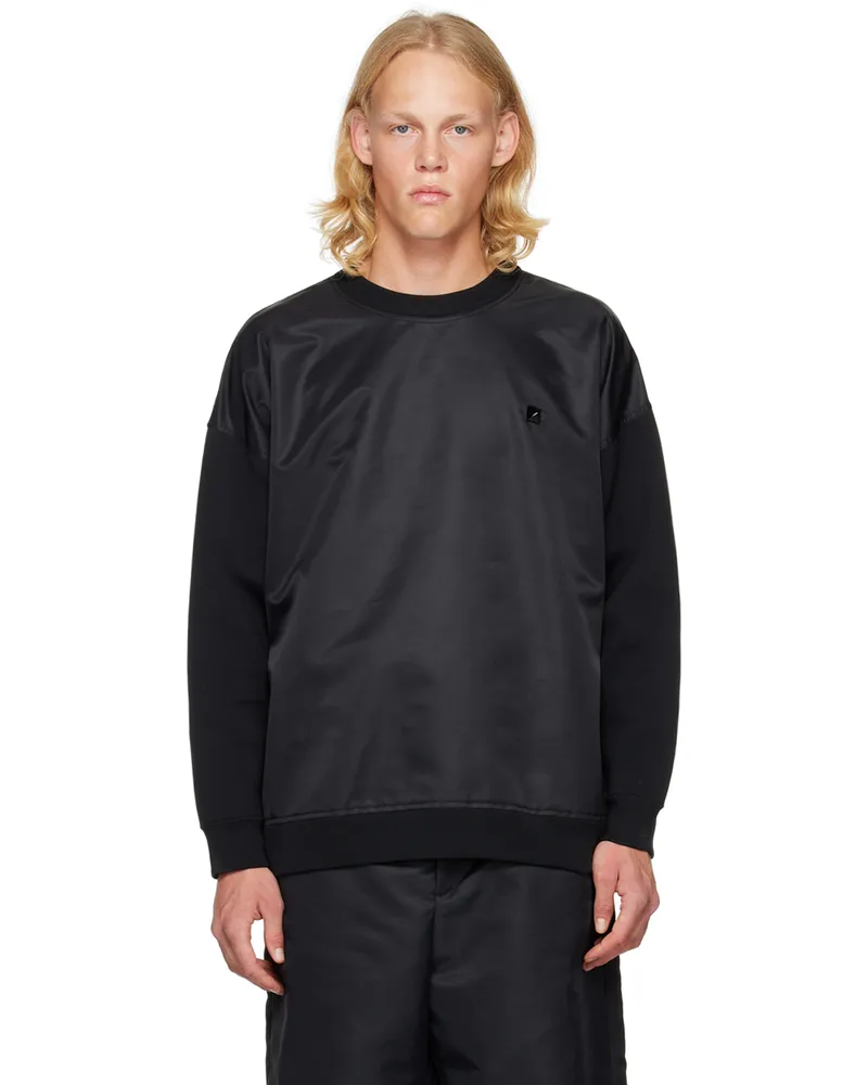Valentino Garavani Black Stud Sweatshirt 0no